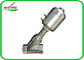 Double matériel pneumatique de action de joint de la valve PTFE de Seat d'angle de valves hygiéniques