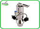Opération hybride manuelle et pneumatique de valve aseptique soudée bout à bout sanitaire d'échantillonnage